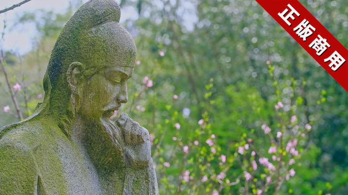 庐山花径白居易草堂大林寺桃花