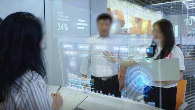 4K科技屏幕AE模板（人物不可用）