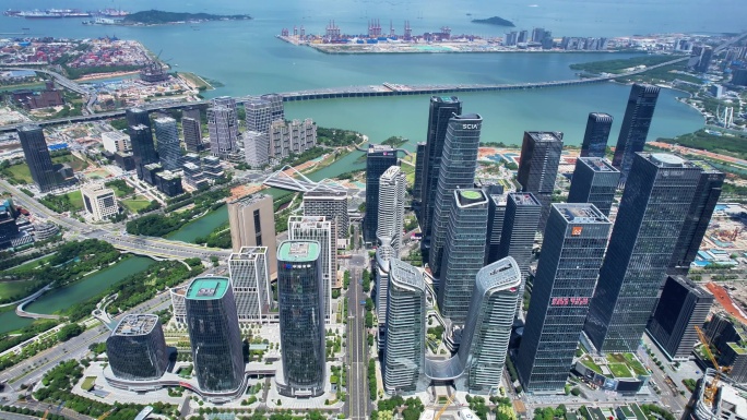 【最新4K合集】深圳前海高空航拍