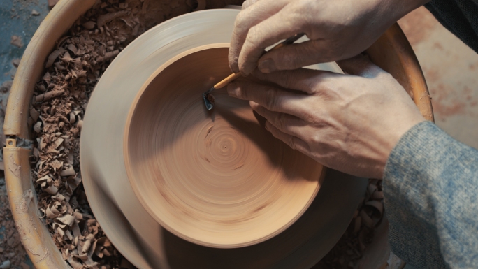 4K 青瓷 瓷器制作 古法制瓷