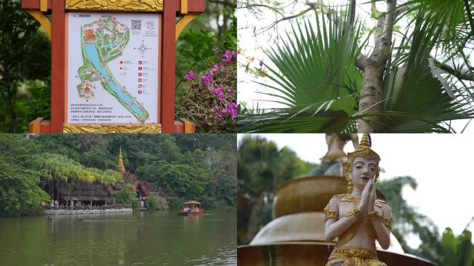 西双版纳曼听御花园全景