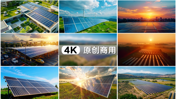 太阳能光伏板 太阳能电池板 光伏发电系统