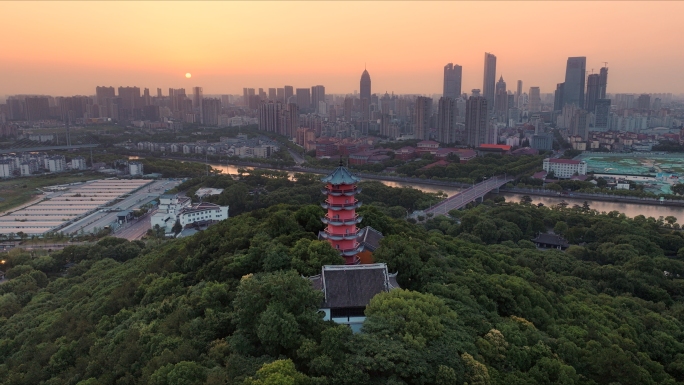 无锡城市地标城市航拍
