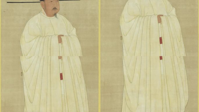 【含ae工程】宋太宗立像轴