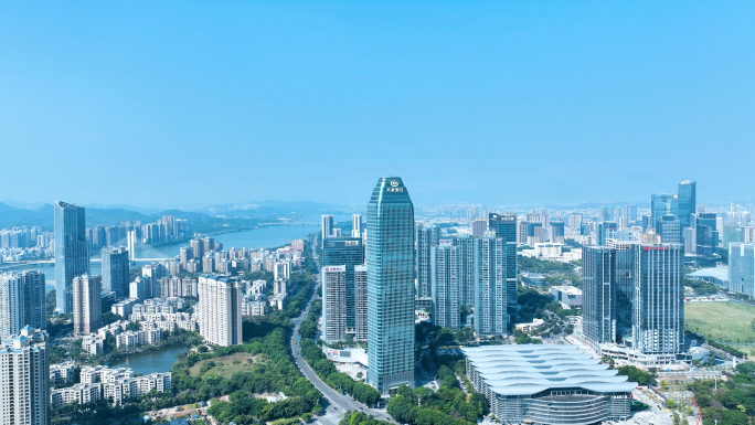 惠州航拍合集惠州西湖江北城区兴业银行大厦