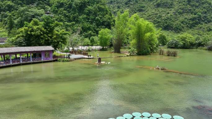 靖西鹅泉村航拍