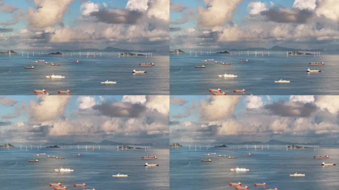 珠海桂山岛风光航拍