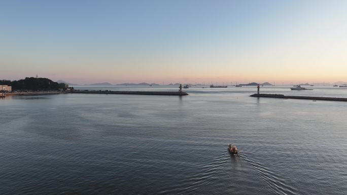 珠海桂山岛风光航拍