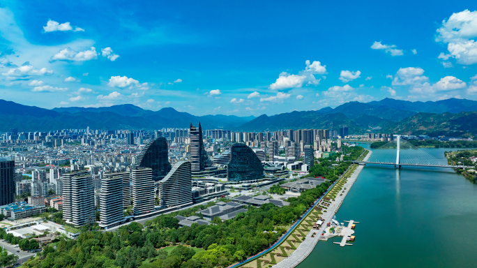 大气震撼丽水延时航拍多镜头空境合集