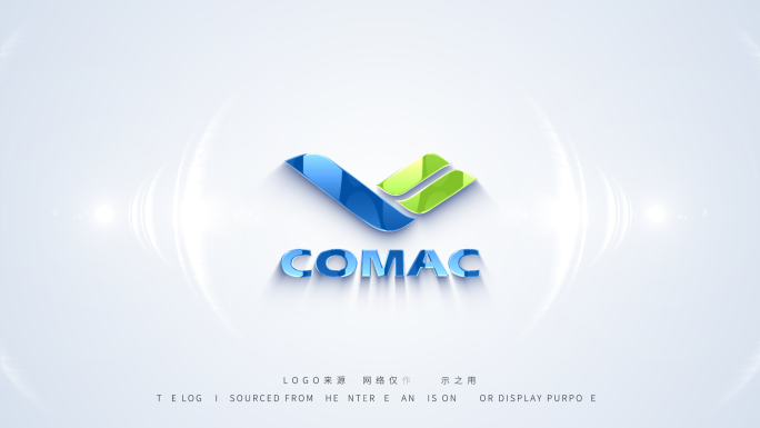 简洁LOGO演绎片尾