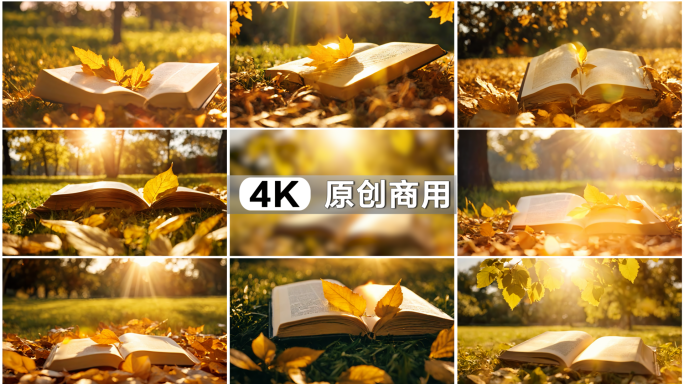 阳光书本 阳光下的书 书本草地 书本阳光