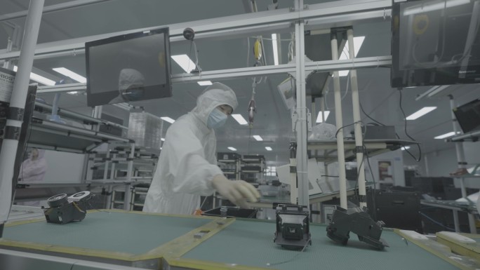 高新科技企业生产线