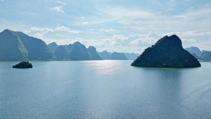 靖西洋渠湖航拍