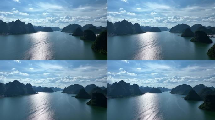 靖西洋渠湖航拍