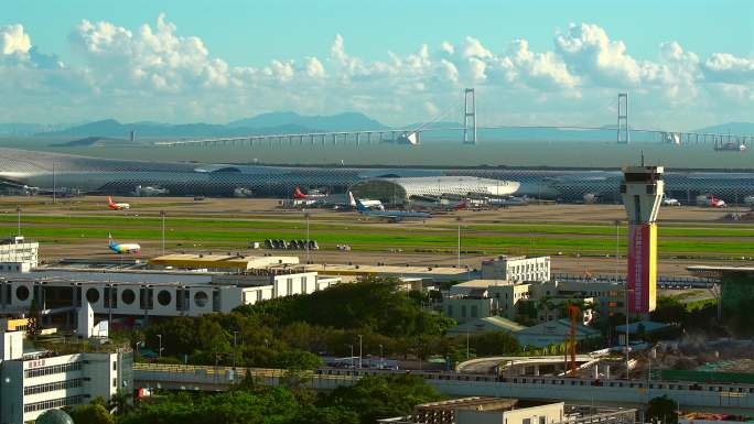 深圳宝安国际机场海陆空立体交通