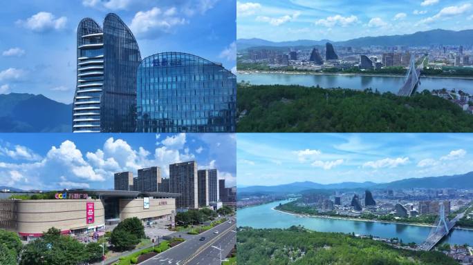 大气震撼丽水航拍多镜头空境合集