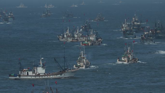 远遥渔港开海渔船出港18好