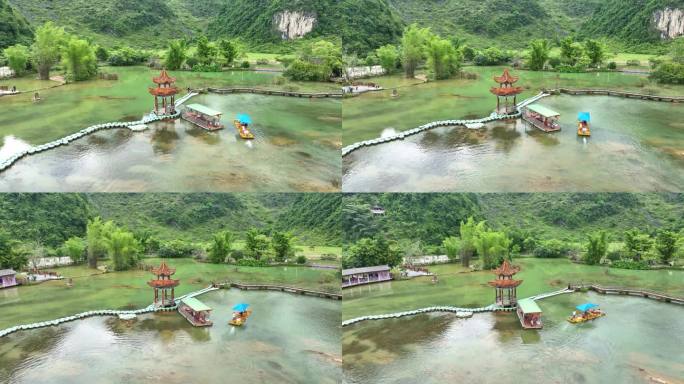 靖西鹅泉村航拍