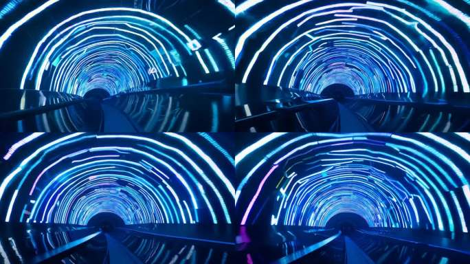 动感舞台霓虹灯视频背景