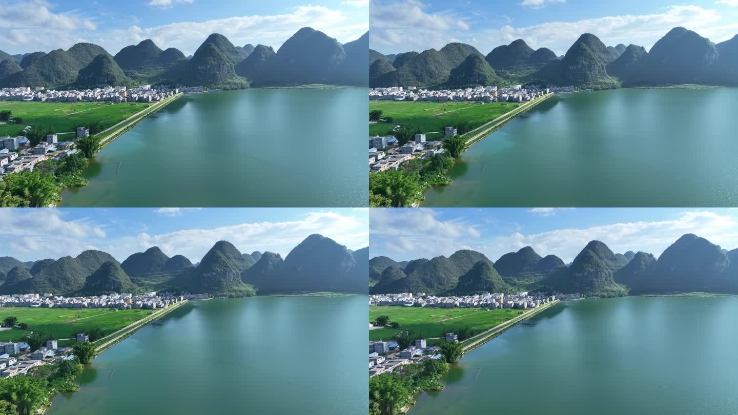 靖西洋渠湖航拍
