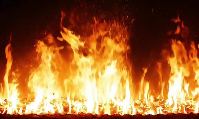 4k火焰燃烧背景