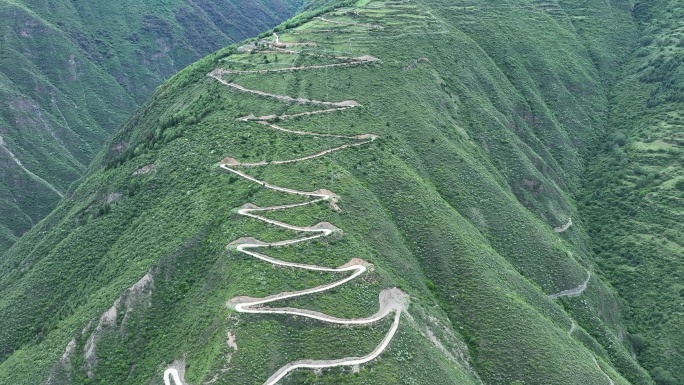 317川藏线风景盘山道