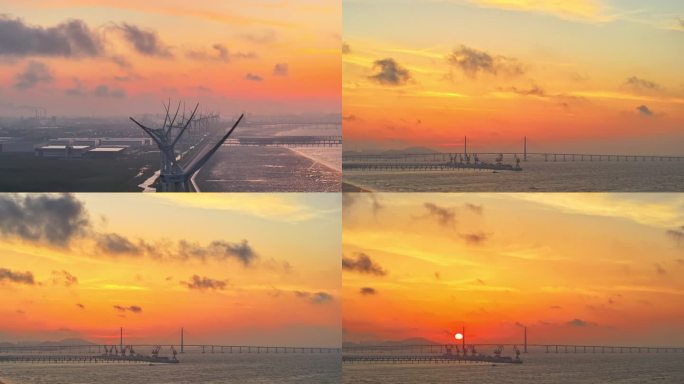 浙江嘉兴海盐县观海园朝霞