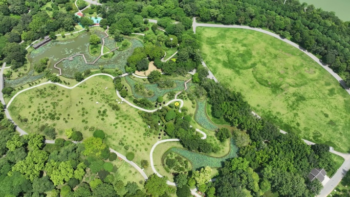 航拍百色市右江