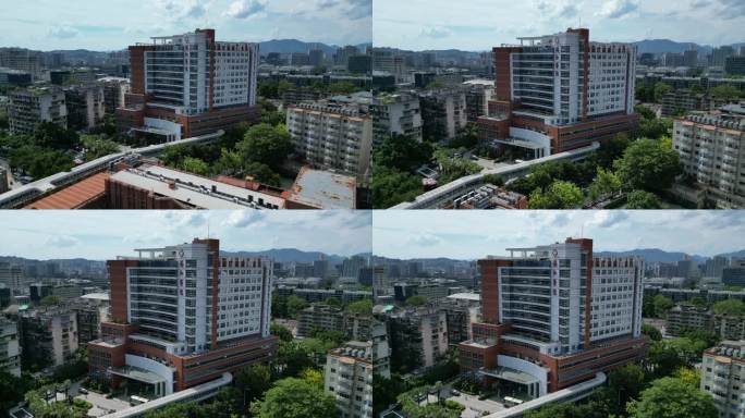 4K航拍福建医科大学附属协和医院于山院区