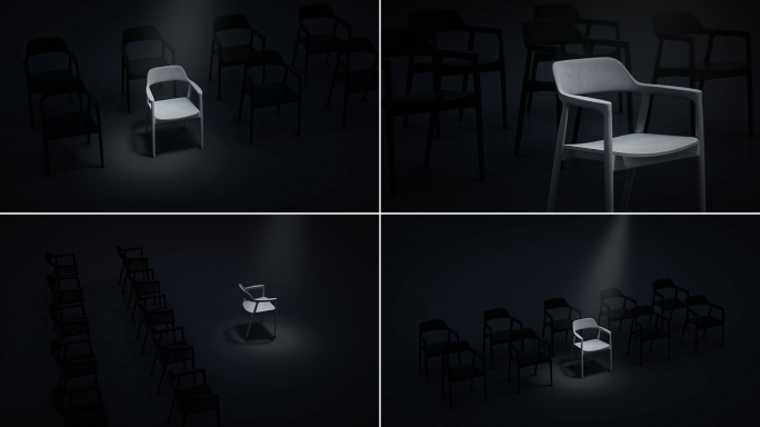 立场观点椅子地位职场合作竞争排挤思想思维