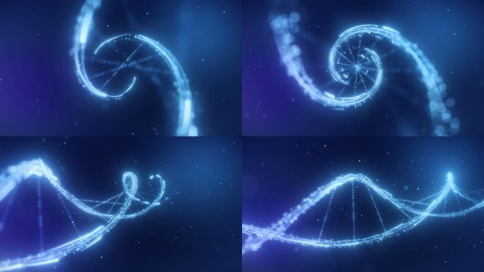 医疗DNA粒子链条