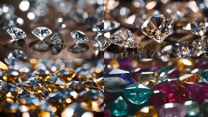 钻石 宝石 水晶  矿石 钻戒