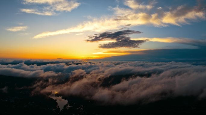 震撼云海日出延时4K