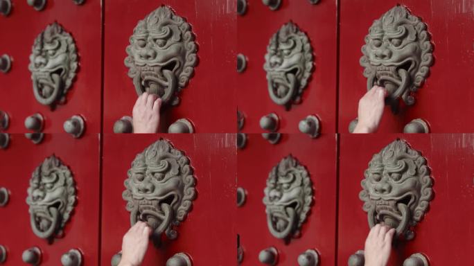中国传统建筑门环大门门扇传统文化古建拉手