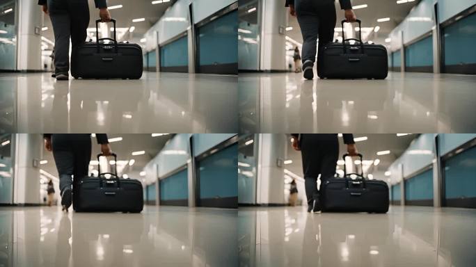 拍摄的机场安检行李