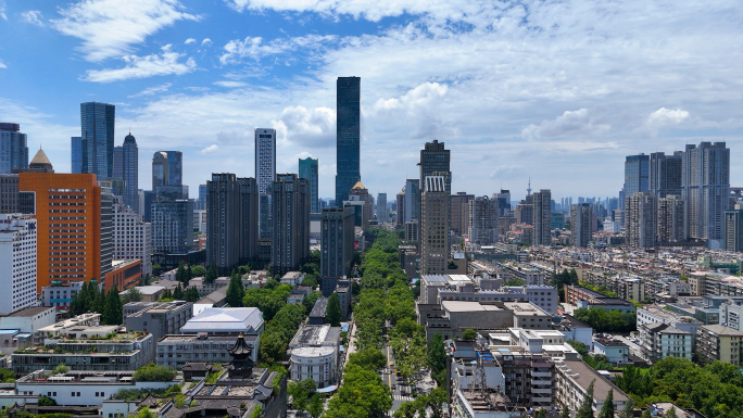 江苏省美南图总统府六朝博物馆航拍
