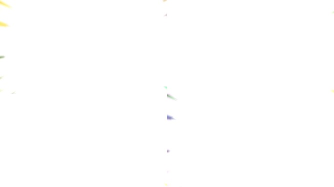 一个绿色的屏幕，彩色的爆炸