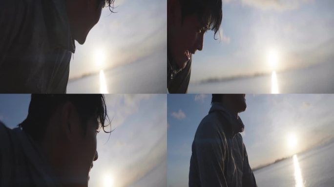 4K 男子绝望:希望情绪表达