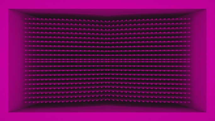 【裸眼3D】玫红时尚几何方点浪漫氛围空间