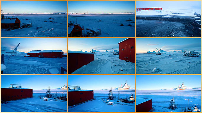 极地科考站 南极考察站 南极洲科研队基地