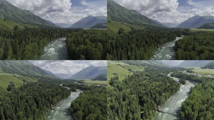 禾木村风景