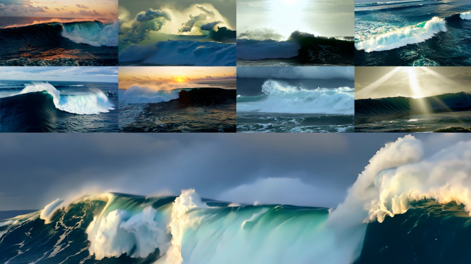 时代浪潮 大海 潮头浪潮 大国崛起