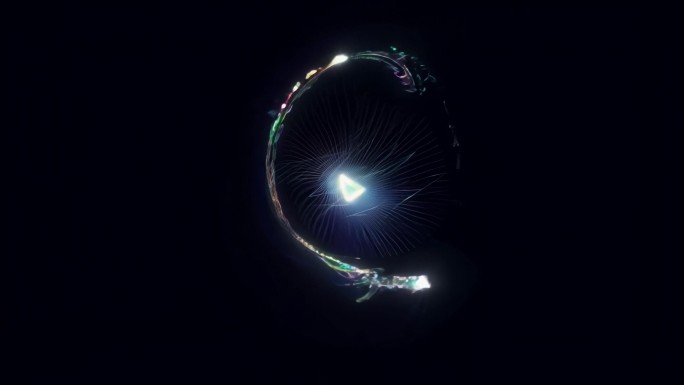 全息唯美光线粒子586号