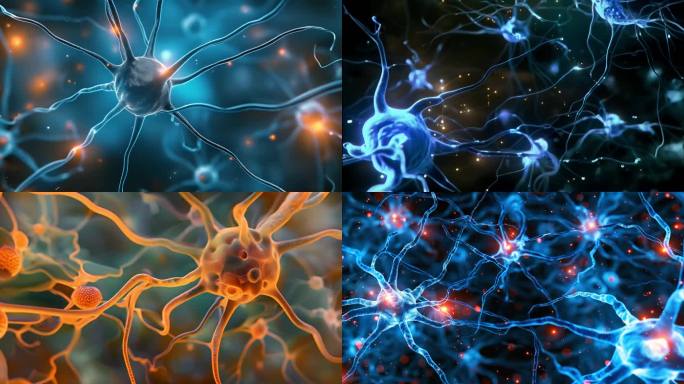 神经合集4分钟 科技脑神经 生物大脑研究