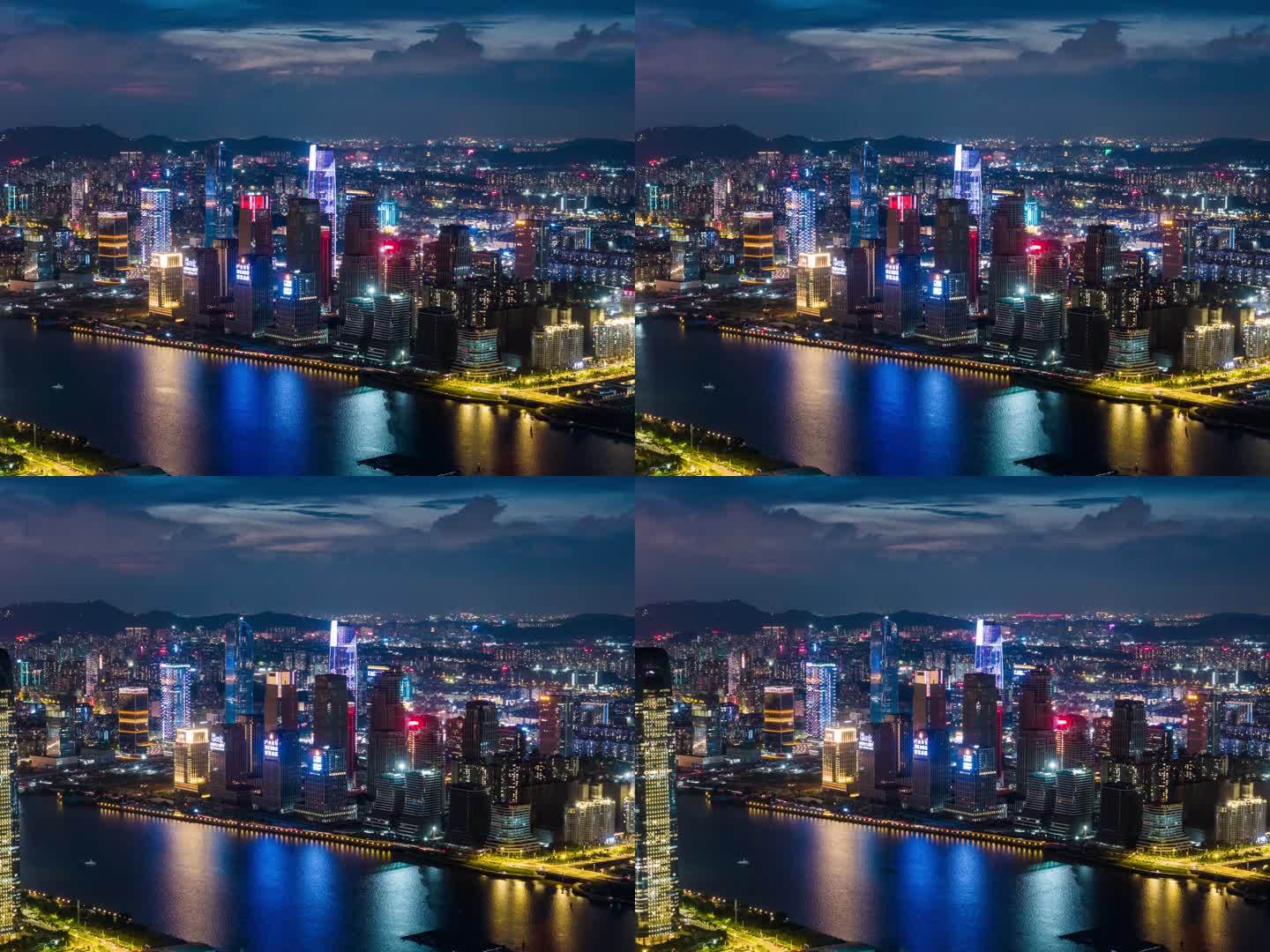 广州金融城夜景延时1