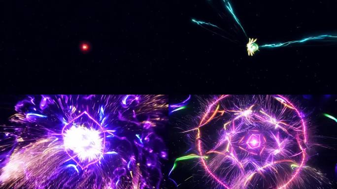 全息唯美光线粒子017号