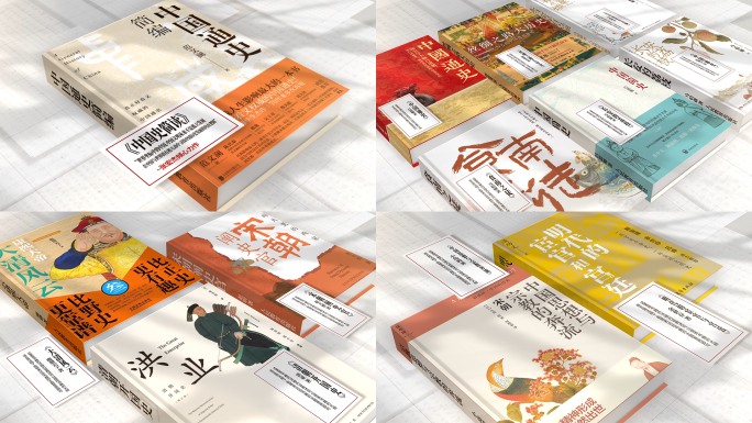 光影新书发布书籍书本展示