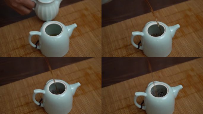 泡茶 茶艺 品茶 泡茶壶   秦权壶