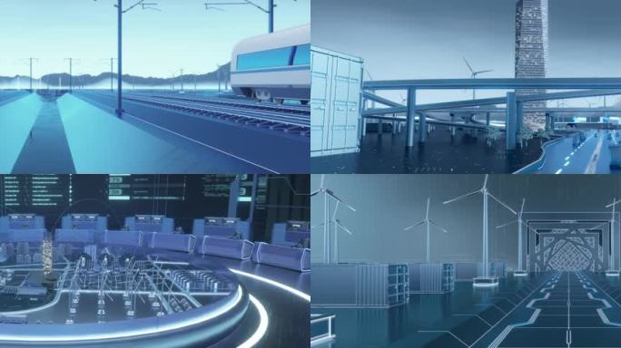 【AE模板】宽屏科技新能源片头