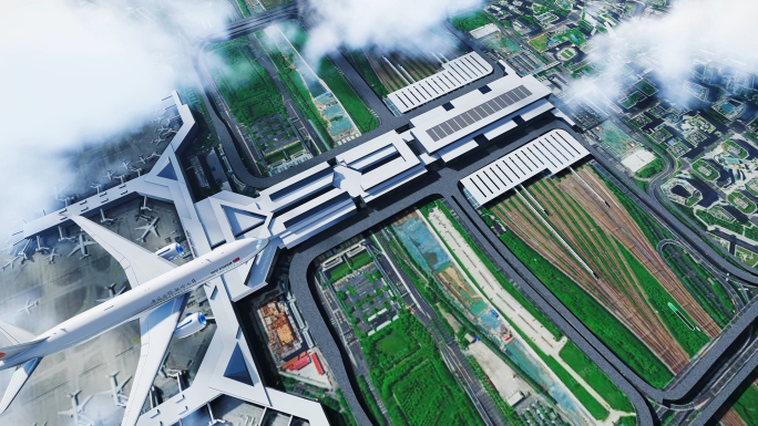 4K上海虹桥国际机场飞机起飞合集